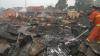 Pasar Tradisional di Sluke Rembang Terbakar, Puluhan Kios Ludes Dilalap Api