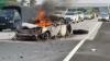 Kecelakaan Maut di Tol Trans Sumatera, Sedan Tabrak Truk dan Terbakar, 4 Tewas 2 Terluka