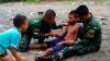 Terseret Arus Sungai, Anak 9 Tahun Diselamatkan Satgas Yonif 132 di Timor Tengah Utara