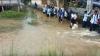 Banjir Luapan Sungai Musi Rendam Permukiman dan Jalan di Musi Banyuasin