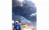 Kapal Tanker Terbakar di Pelabuhan Belawan, Belasan Damkar Dikerahkan Padamkan Api