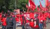 Massa PDIP Kota Pekalongan Desak Polisi Usut Tuntas Kasus Pembakaran Bendera