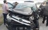 Mobil Rombongan Gubernur Khofifah Tabrak Bus di Tol Kertosono, 1 Luka-Luka