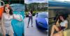 Potret Seksi Artis FTV Hana Hanifah Bersama Sejumlah Mobil