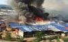 Rumah Bedeng yang Dihuni 1.600 Pekerja Bangunan Indonesia Terbakar di Malaysia