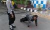 Tak Pakai Masker, Polisi di Gianyar Dihukum Push Up 50 Kali