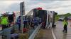 Bus Putra Pelangi Terguling di Tol Tebingtinggi-Medan, 1 Tewas 3 Luka Berat