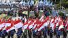 Ribuan Buruh Bawa Bendera Merah Putih Tuntut Pemerintah Cabut UU Cipta Kerja - Bagian 3