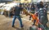 Pengunjuk Rasa di Palembang Digigit Anjing Polisi