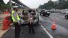 Mobil Toyota Alphard Hangus Terbakar di Tol Jagorawi