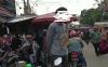 Tertangkap Basah, Pencopet di Pasar 16 Ilir Jadi Tontonan Warga 
