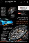 Infografis Jam Tangan Lamborghini Excalibur Spider Huracan STO Seharga Rp800 Juta