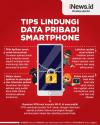 Infografis Melindungi Data Pribadi pada Smartphone