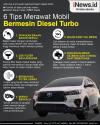 Infografis 6 Tips Merawat Mobil Diesel Turbo, Nomor 4 Jangan Asal Matikan Mesin