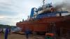 Kapal Tug Boat Terbakar saat Diperbaiki di Galangan Tegal
