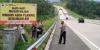 Tekan Kecelakaan saat Nataru, Polisi Pasang Imbauan di Tol Semarang-Solo