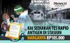 Infografis Layanan Rapid Test Antigen di Stasiun
