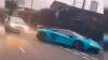 Ford Fiesta Terekam Kamera Tabrak Lamborghini Seharga Rp8,7 Miliar, Pelaku Melarikan Diri