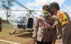 Naik Helikopter, Kapolda Kalbar Cek Pengamanan Natal hingga ke Polsek