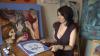 Mantap Betul! Perempuan Ini Lukis Wajah Cristiano Ronaldo Pakai Payudara