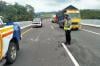 Mobil Terguling di Tol Semarang-Solo Akibat Ban Meletus, Sopir Selamat