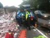 Mobil Boks Tabrak Fuso Bermuatan Rongsokan di Tol Cipularang, 1 Meninggal 1 Luka-Luka