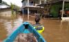 Puluhan Rumah di Jagoi Babang Perbatasan Malaysia Terendam Banjir