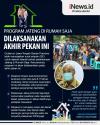 Infografis Program Jateng di Rumah Saja Dilaksanakan Akhir Pekan Ini