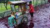Warga Pekalongan Gempar, Air Banjir Berwarna Merah 