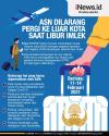Infografis ASN Dilarang ke Luar Kota saat Libur Imlek