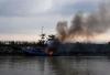 Video Kapal Motor Nelayan di Cilacap Terbakar usai Tersambar Petir