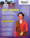 Infografis Selvi Anada Tampil Anggun saat Pelantikan Gibran Rakabuming 