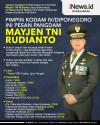 Infografis Pesan Pangdam Baru Mayjen TNI Rudianto saat Datang ke Kodam IV Diponegoro