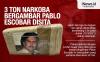 Infografis 3 Ton Paket Narkotika Bergambar Wajah Pablo Escobar Disita Aparat