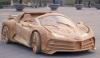 Unik, Mobil Bugatti Langka Ini Terbuat dari Kayu dan Bisa Berjalan 