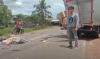Kecelakaan Mobil Boks Tabrak Truk Sawit di Kotim, 1 Tewas dan 3 Luka Parah