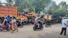 Truk Terbalik di Padang, Muatan Batu Bara Tumpah ke Jalan
