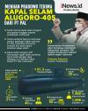 Infografis Menhan Prabowo Terima Kapal Selam Alugoro-405 dari PT PAL
