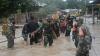 TNI-Polri Evakuasi Ratusan Warga Terjebak Banjir Bandang di Malaka NTT