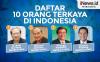 Infografis Daftar 10 Orang Terkaya di Indonesia