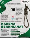 Infografis Arab Saudi Eksekusi Mati 3 Tentara yang Berkhianat