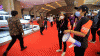 Satgas Covid-19 Patroli di Area Pameran IIMS Hybrid 2021 - Bagian 1