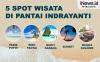 Infografis Pesona Pantai Indrayanti Gunungkidul
