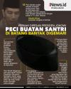Infografis Peci Buatan Santri Batang Pernah Dipakai Presiden Jokowi