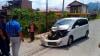 Honda Freed di Padang Ringsek Usai Dihajar Kereta Api