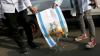 Aksi Bakar Bendera Israel di Kedubes AS - Bagian 1