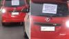 Viral, Mobil Bertuliskan Mohon Maaf Terganggu Bawa Istri Baru Operasi, Netizen Baper