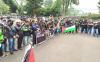 Driver Online Bandung Raya Serukan Save Palestina di Gedung Sate Bandung