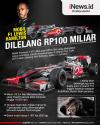Infografis Mobil Balap Lewis Hamilton Dilelang Rp100 Miliar