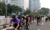 Uji Coba Jalur Sepeda di JLNT Casablanca Dikritik Netizen: Road Bike Lebih Tahan Angin?